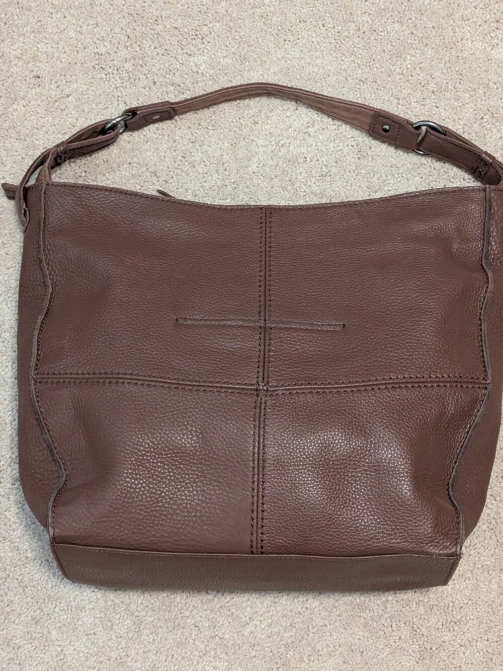 The Sak Silverlake Brown Leather Hobo Shoulder Bag - Picture 2 of 8